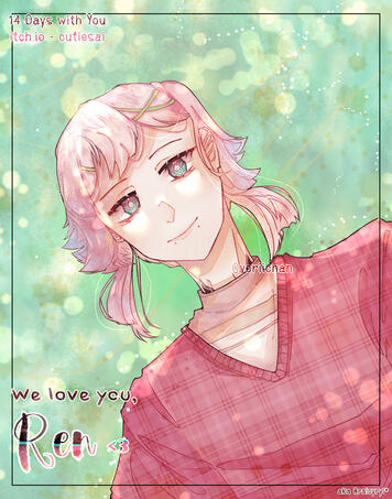 Ren/Redacted fanart for Cutiesai for 14 Days with You